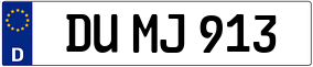 Truck License Plate